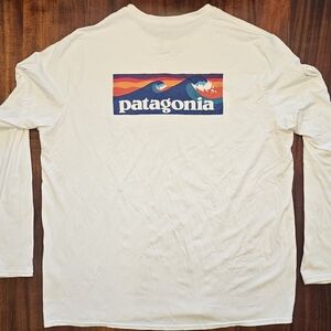 Patagonia Cream Long Sleeve Shirt